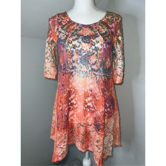 Women’s Asymmetrical Dress Long Top Tunic SMALL - Picture 2 of 7